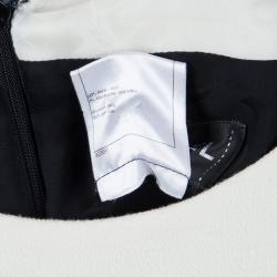 Pre Owned فستان شانيل صوف مونوكرومي برباط وسط L