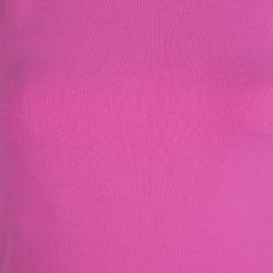 Pre Owned Chanel Pink Knit Racer Back Top M