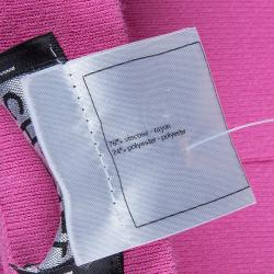 Chanel Pink Knit Leggings M