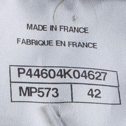 مملوكة مسبقًا Chanel Brown Lurex Knit Long Sleeve Sweater Dress M