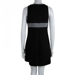 Chanel Monochrome Knit Sleeveless Shift Dress L