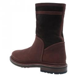 Chanel Brown Fur and Leather Midcalf Winter Boots Size 39