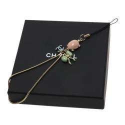 Chanel CC Multicolor Enamel Cell Phone Charm