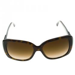 Chanel Brown Gradient Dark Tortoise Frame CC 5234-Q Square Sunglasses Chanel