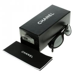 مملوكة مسبقًا Chanel Black 5129Q Square Sunglasses