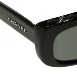 مملوكة مسبقًا Chanel Black 5130Q Square Sunglasses