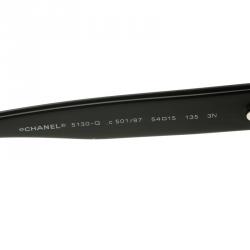 مملوكة مسبقًا Chanel Black 5130Q Square Sunglasses