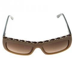 Pre Owned Chanel Brown 5130Q Square Sunglasses