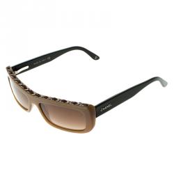 Pre Owned Chanel Brown 5130Q Square Sunglasses