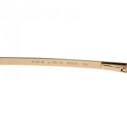 Pre Owned Chanel Gold 4104 CC Rimless Sunglasses