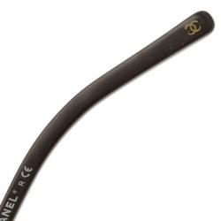 Pre Owned Chanel Brown Shield 4170-H Collection Perle Sunglasses