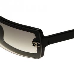 Pre Owned Chanel Black 5067 Rectangle Sunglasses