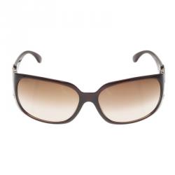 Pre Owned Chanel Brown CC Logo Sunglasses