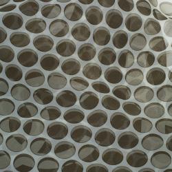 مملوكة مسبقًا Chanel Brown and White Printed Silk Logo Scarf 