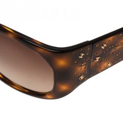 Chanel Tortoise 5134 Swarovski Studded Sunglasses