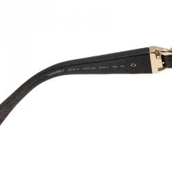 Pre Owned Chanel Black 5215Q CC Chain Cat Eye Sunglasses