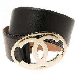 Chanel Calfskin Pearl Crystal Queen of France CC Belt (32/80) at 1stDibs