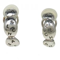 Pre Owned أقراط شانيل حلقات فضة