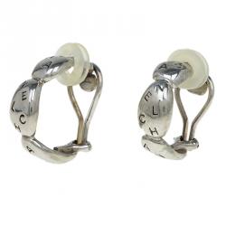 Pre Owned أقراط شانيل حلقات فضة