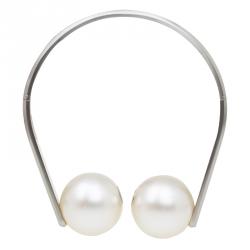 Chanel Double Pearl Choker Necklace Chanel