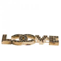 Pre Owned بروش شانيل CC لاف