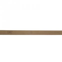 Pre Owned Chanel Blush Pink Satin CC Buckle Waist Belt 75CM