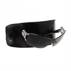 مملوكة مسبقًا نظارة شمسية شانيل كاميليا شيلد سوداء