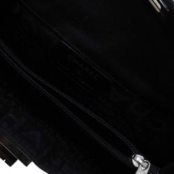 Pre Owned Chanel Black Leather Mademoiselle Waist Belt Bag