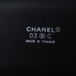 Pre Owned Chanel Black Leather Mademoiselle Waist Belt Bag