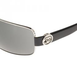 Pre Owned نظارة شمسية شانيل 4151 بإطار سوداء وفضية