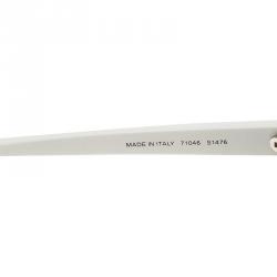 Pre Owned نظارة شمسية شانيل شيلد S1476 71046 بحاجب شمسي بيضاء