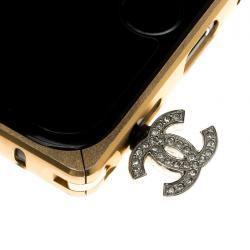 Pre Owned Chanel CC Smartphone Dust Plugs, A Set Of Three Charms