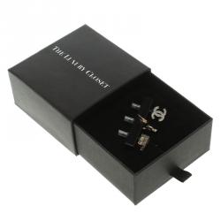 Pre Owned Chanel CC Smartphone Dust Plugs, A Set Of Three Charms