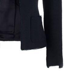 مملوكة مسبقًا Chanel Black Light Bouclé Skirt Suit M