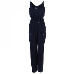 Pre Owned Chanel Sleeveless Drawstring Jumpsuit M