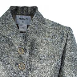 Chanel Gold Metallic Short Jacket XXL