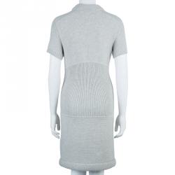 Pre Owned فستان شانيل كاشمير رصاصي M