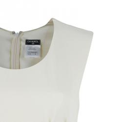 مملوكة مسبقًا Chanel Monochrome Sleeveless Dress S