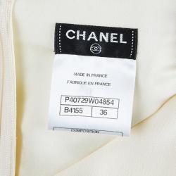 مملوكة مسبقًا Chanel Monochrome Sleeveless Dress S
