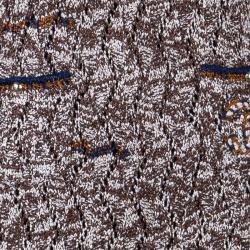 Pre Owned Chanel Brown Two Pocket Knit Dress M