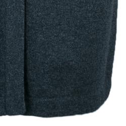 Pre Owned Chanel Grey Long Knit Cardigan M