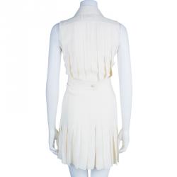 مملوكة مسبقًا Chanel Off-white Sleeveless Dress S