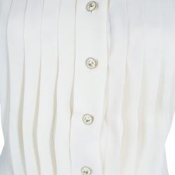 مملوكة مسبقًا Chanel Off-white Sleeveless Dress S