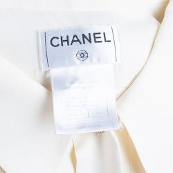 مملوكة مسبقًا Chanel Off-white Sleeveless Dress S