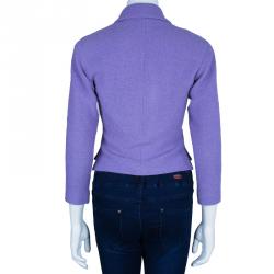 Chanel Lavender Tweed Jacket S