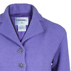 Chanel Lavender Tweed Jacket S