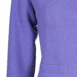 Chanel Lavender Tweed Jacket S