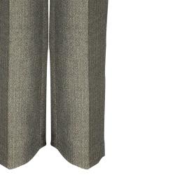 Pre Owned Chanel Metallic Herringbone Trousers Size M