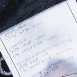 مملوكة مسبقًا طقم شانيل ميدنايت تويد أزرق مزخرف L