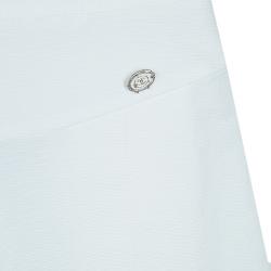 Pre Owned Chanel Offwhite High-Waist Shorts S